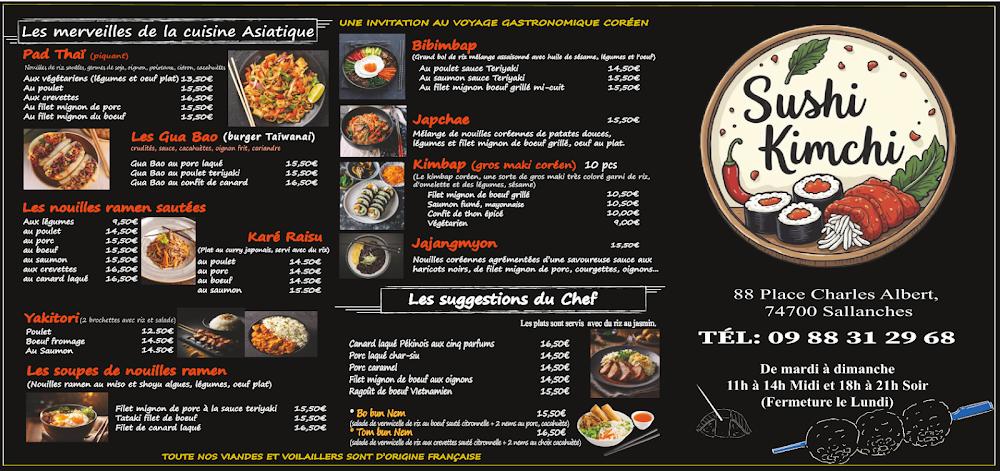 Sushi et Kimchi - Menu Image 2